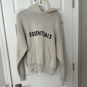 Essentials Beige Hoodie